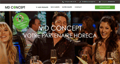 Desktop Screenshot of md-concept.be